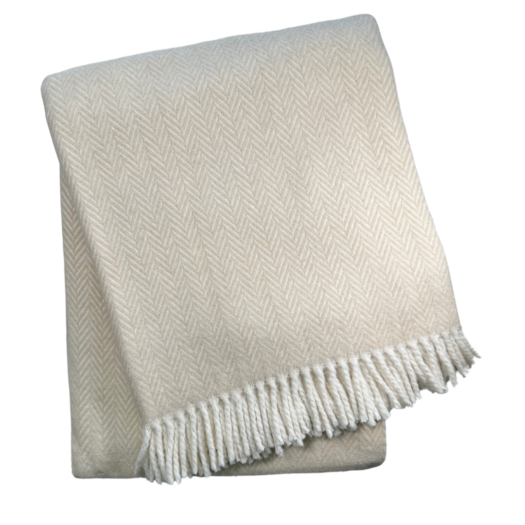 Herringbone Plush Throw